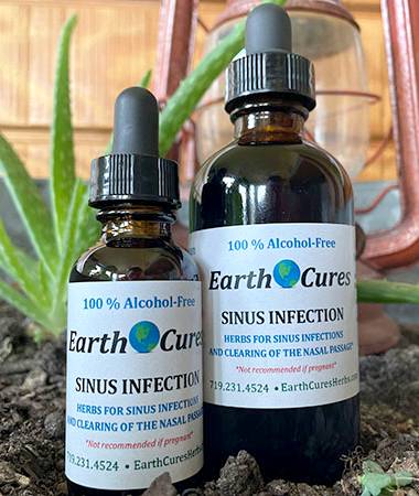 Two Bottles of Sinus Infection Tincture
